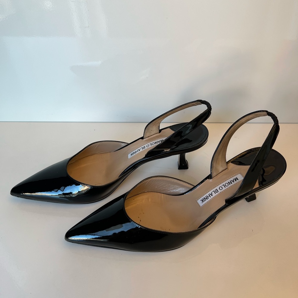 Manolo Blahnik Shoe Black